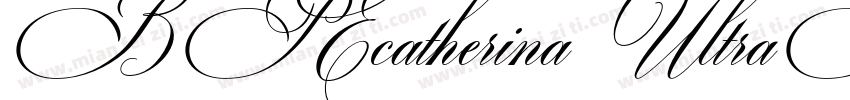 BP Ecatherina UltraB字体转换